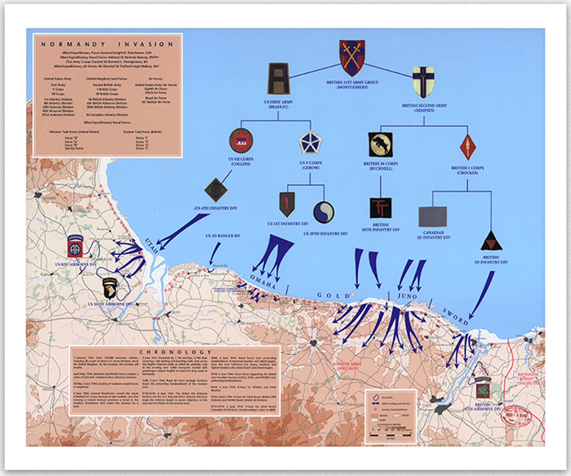 Wallbuddy WWII Poster / WW2 Memorabilia Map Wall Art, Historical Map Poster & History Memorabilia Wall Map Art, Full Color, Premium Luster Paper, 16 x 20 Inches