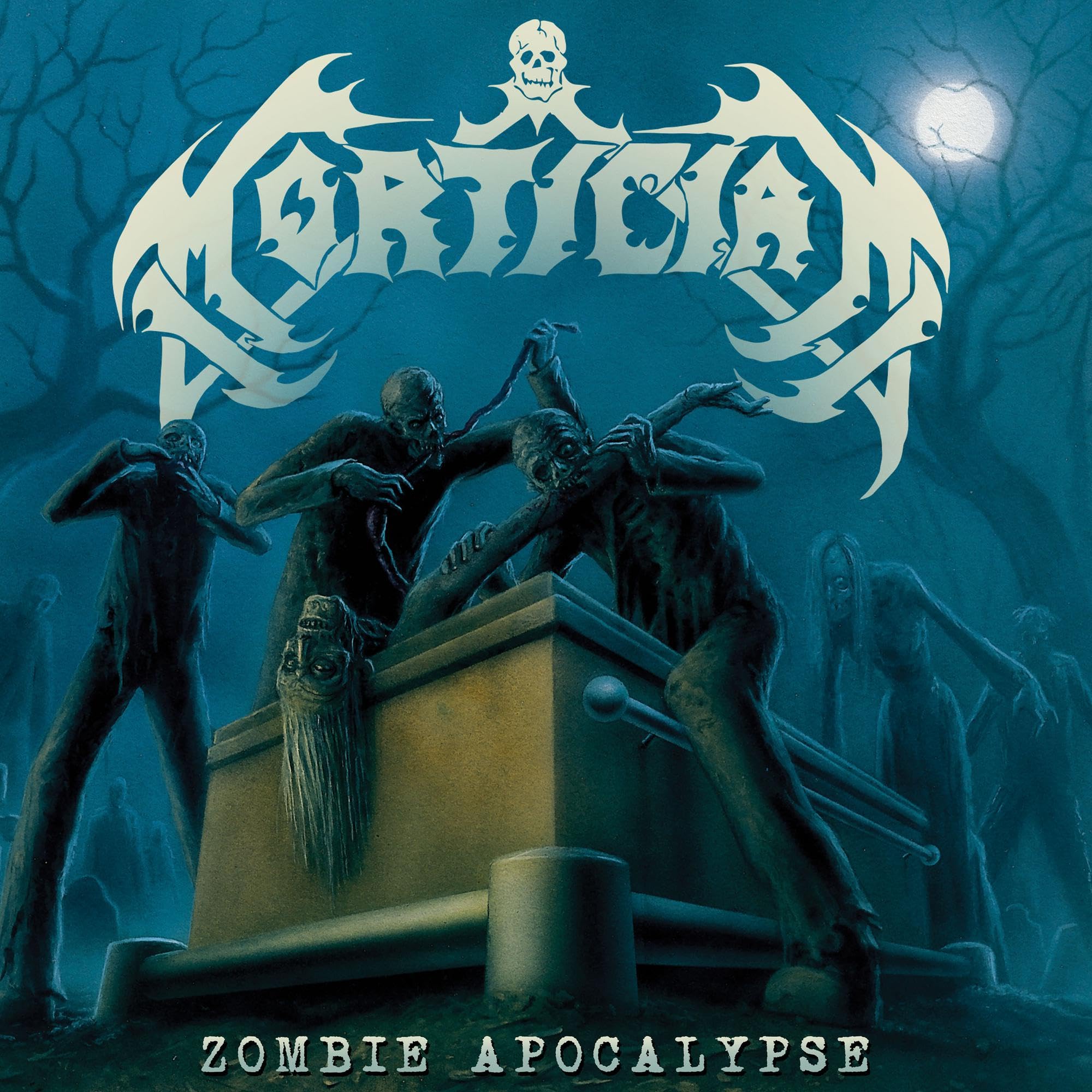 Mortician Zombie Apocalypse LP Blue With Splatter Vinyl NEW SEALED