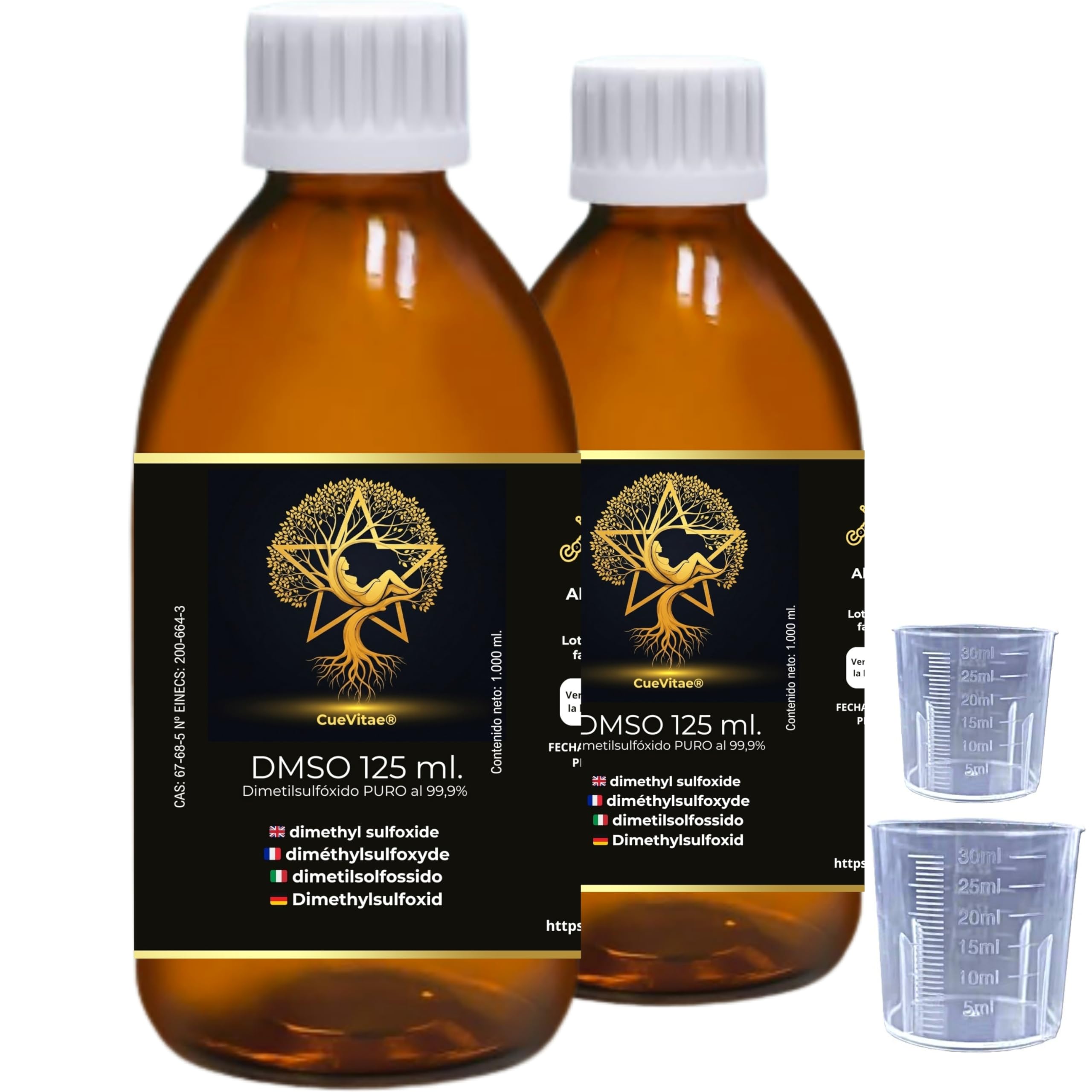 DMSO 2 x 125 ml pour application précise avec pipette compte-gouttes - 8