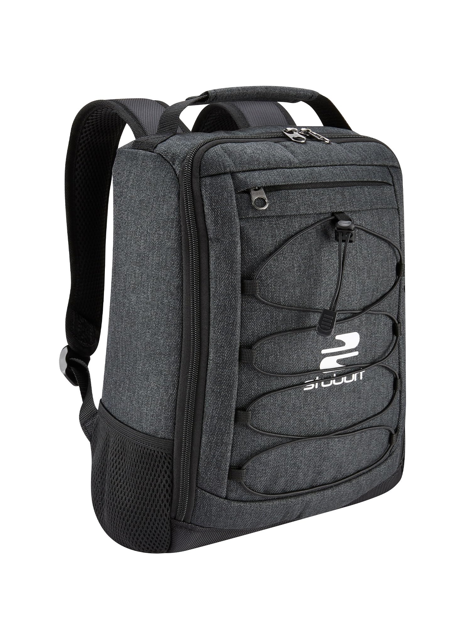 Stuburt Redstart-Borsa Porta Scarpe con Manico e Cinghie, Prodotto per la Cura delle Unisex-Adulto, Nero, Taglia Unica