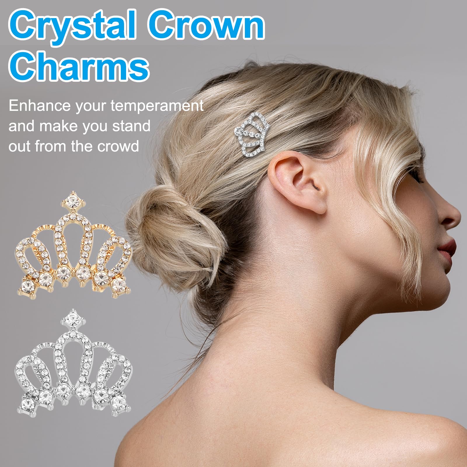 PATIKIL 20Pcs Crown Charms - Image 3