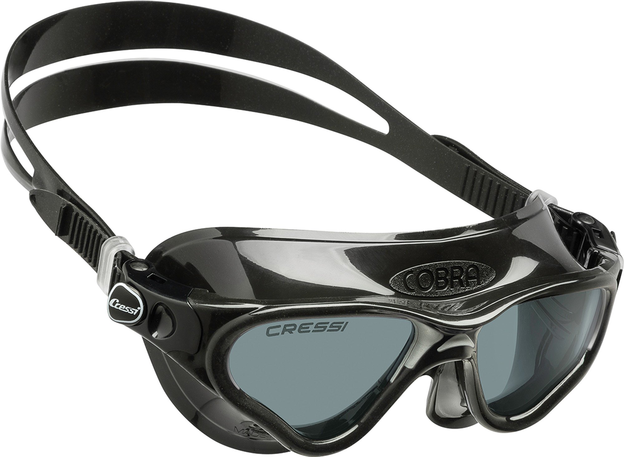 CRESSI Cobra Goggles - Gafas de Natación Adultos Ideales para Piscinas, Triatlones y Todos los Deportes Acuáticos, Talla Única