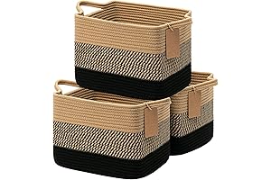 Goodpick Storage Baskets: Wicker for Organizing, Laundry, Toys, Shelves