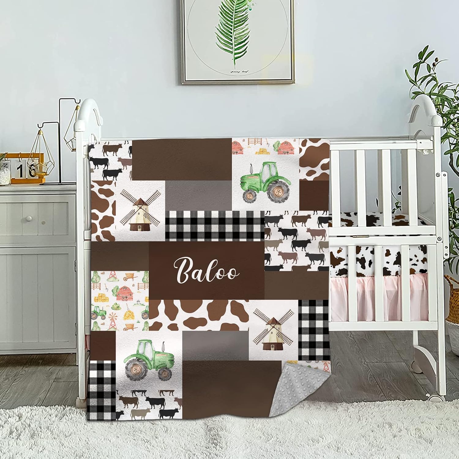 Munific Personalized Crib Bedding Set for Boys and Girls