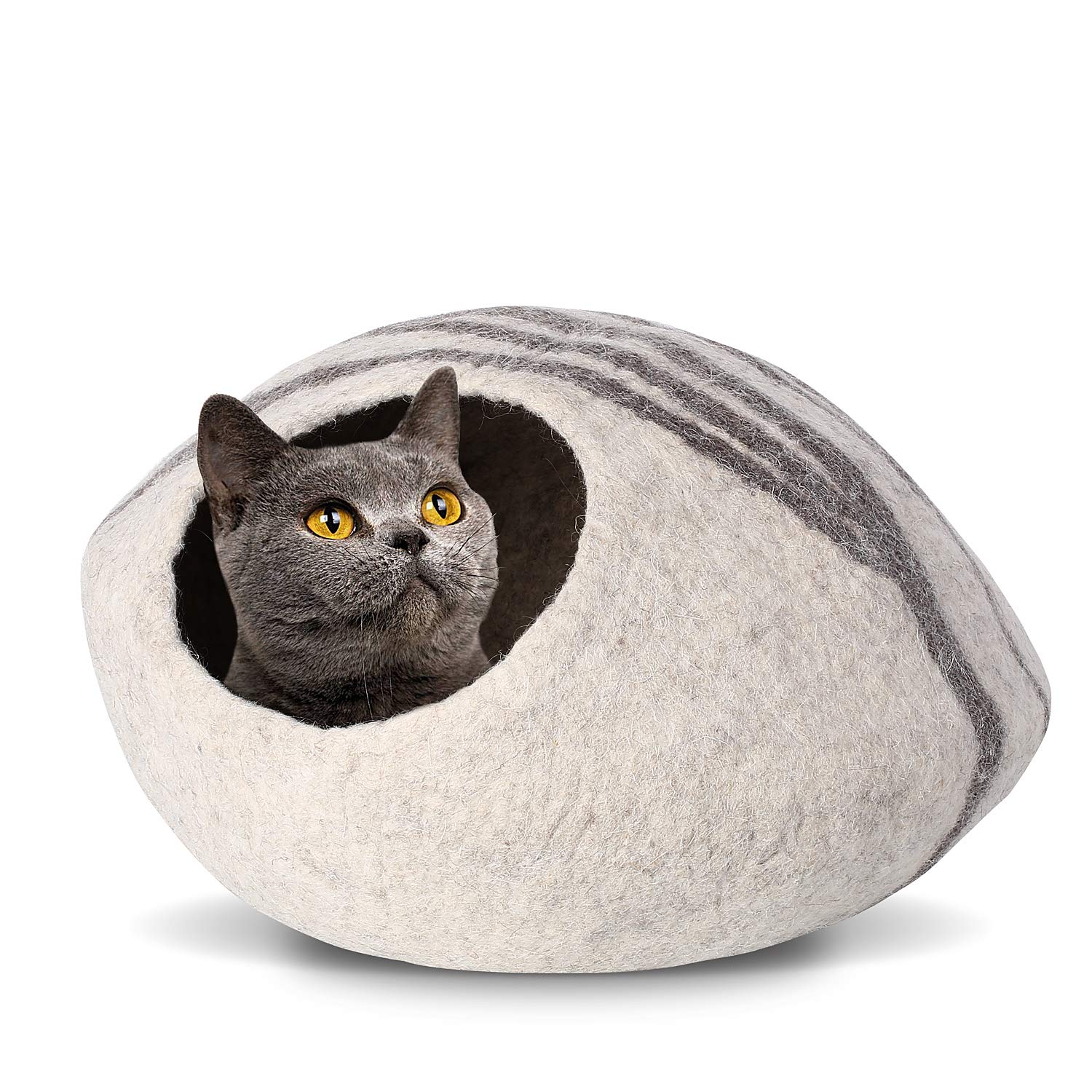 large cat cave bed