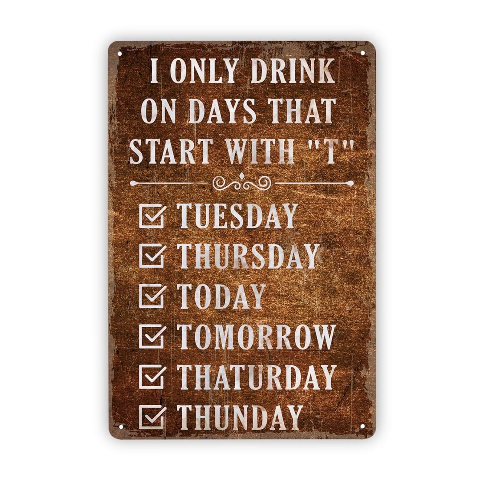 MQXFCZUX Vintage Retro Metal Sign Funny Bar Wall Decor for Man Cave Home Pub Tavern 8 X 12 inch