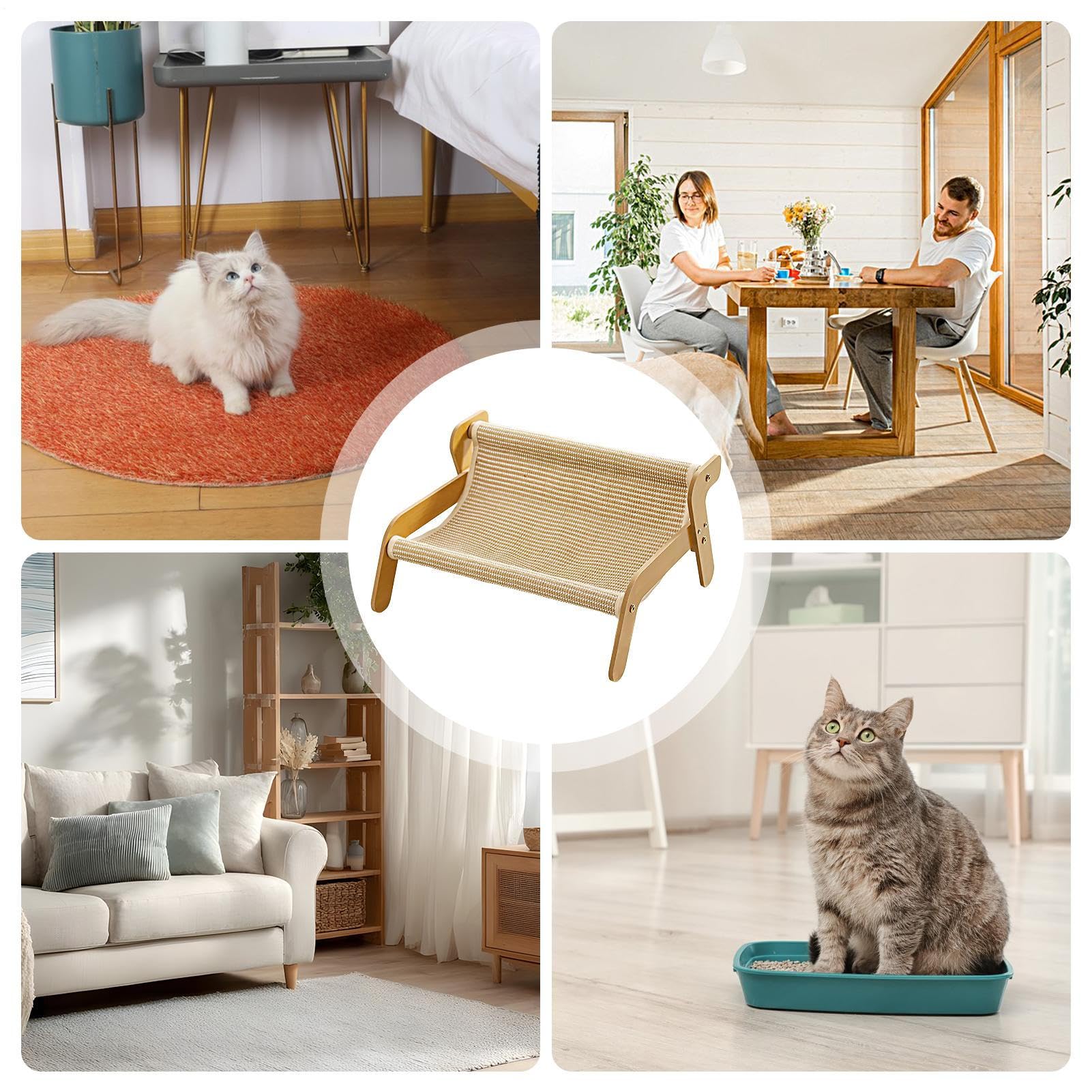 Katzen Kratz Couch,Kratzcouch Sofa | Kratzmöbel Mit Möbelschutz Für Drinnen Spielbereich Und Gemütlichen Ruhebereich