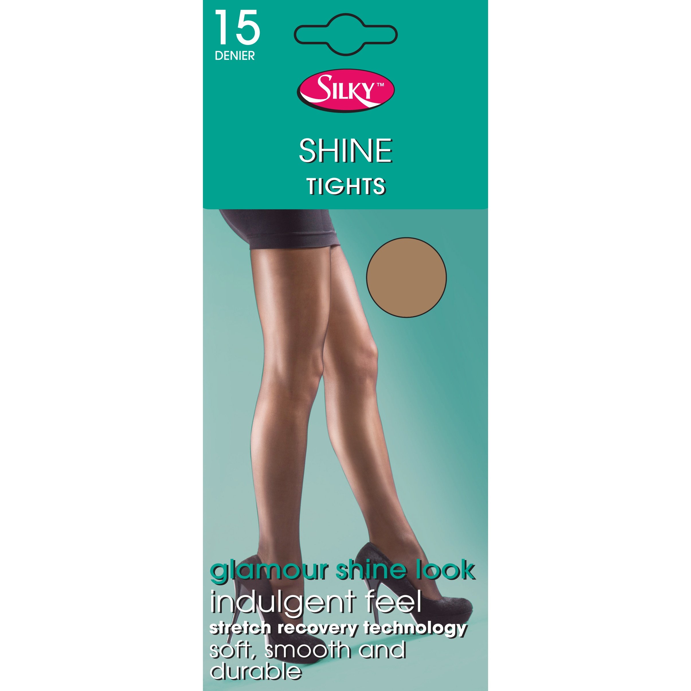 Silky Women's Nude / Shine Tights (1 Pair) (Small (32Â€-36Â€)) (Nude)