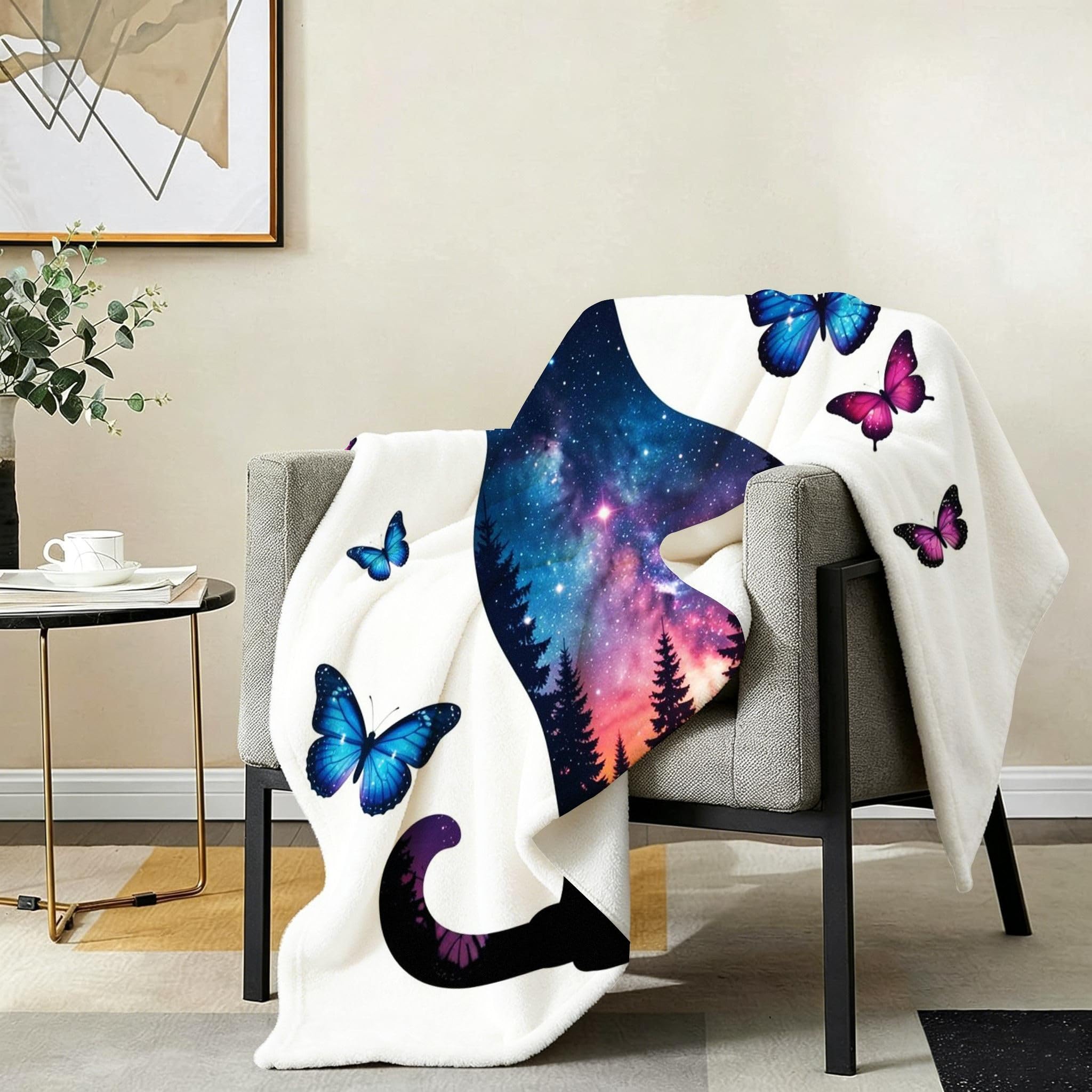 Manta Entretiempo Grande, Cuadro Azul, 220x240 cm, AQ9065