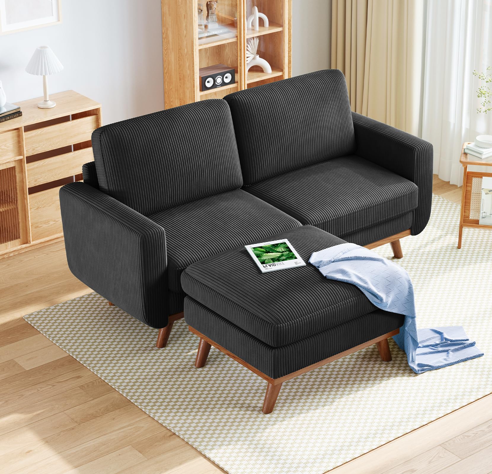 Vesgantti 68 Corduroy with Ottoman