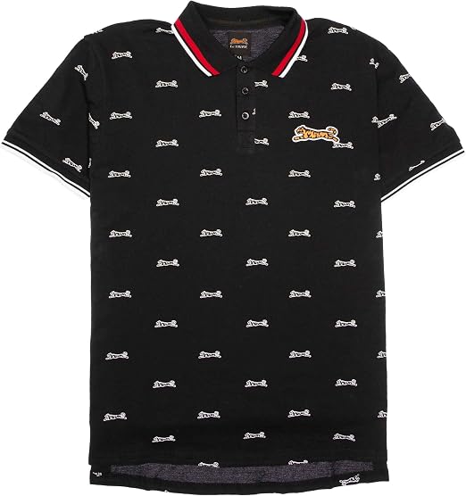 Le TIGRE Herren Poloshirt mit Logo - Schwarz - X-Groß : Amazon.de:  Bekleidung