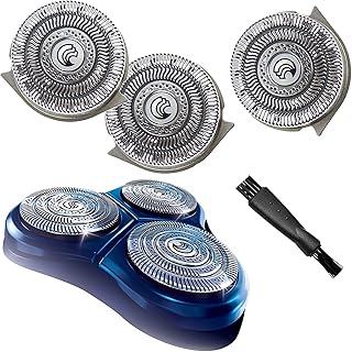 HQ9 Replacement Heads Blades for Philips Norelco Electric Shaver Razor Triple Track Head SpeedXL HQ9080 HQ9070 HQ8240/8260 PT920 8140XL 8150XL 8160XL 8170XL…Upgraded HQ9 Replacement Shaving Blades
