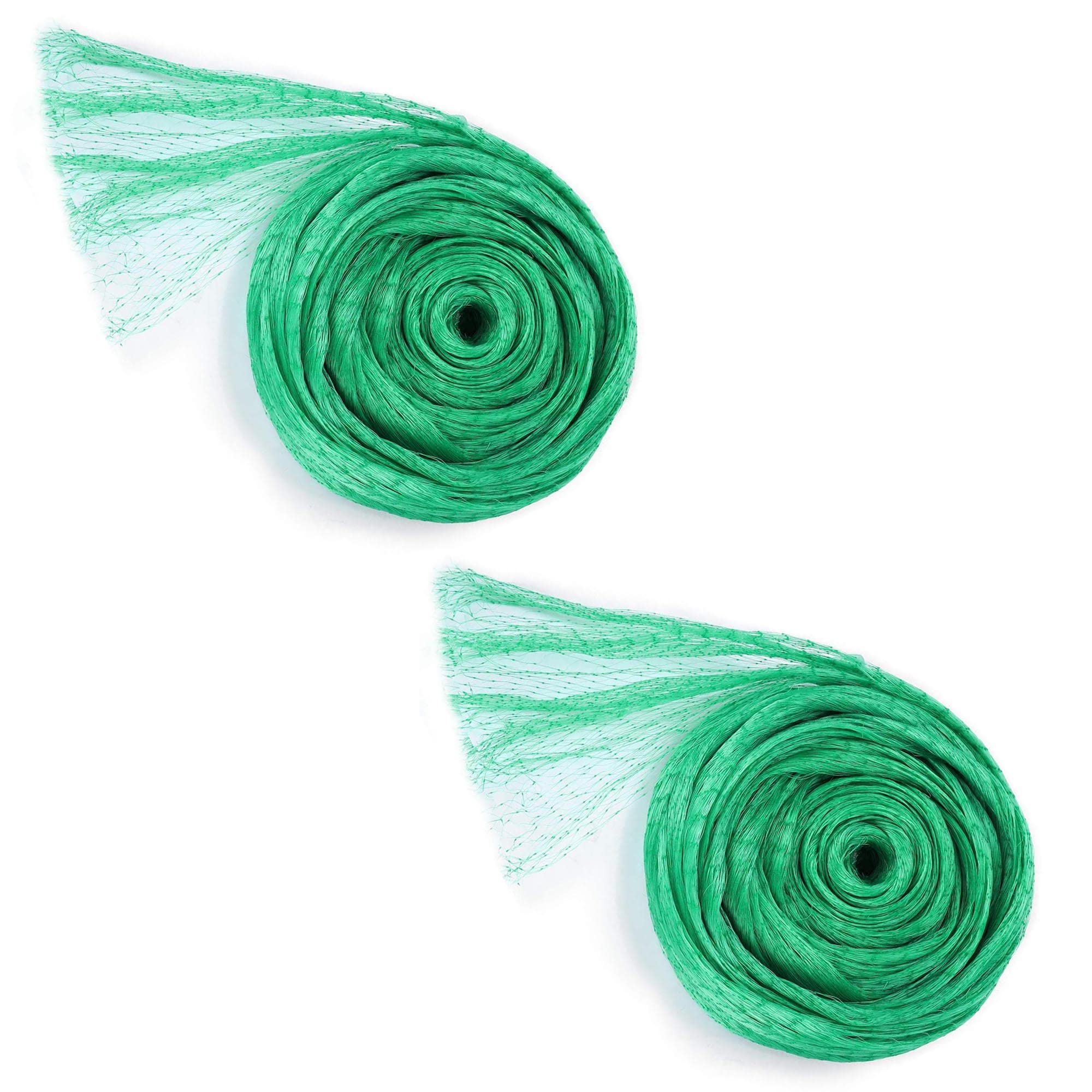 Garden Netting 2 Pack (4m x 10m Each) โ Green Fine Mesh Nylon Garden Net, Anti Bird Netting for Vegetable Patches, Raised Beds, Plants & Fruit Trees, Pond Cover, Cat Deterrent, UV Resistant