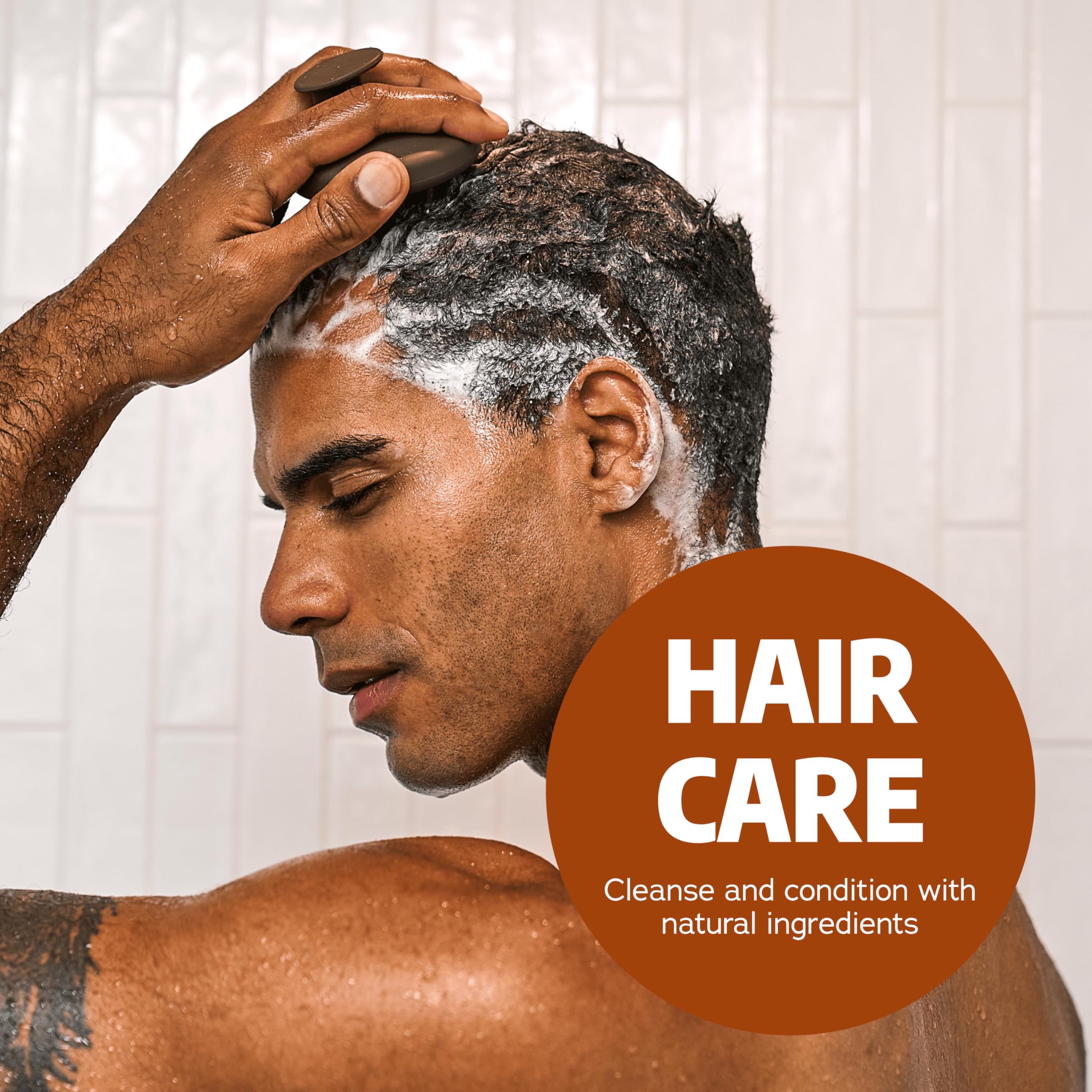 Dr. Squatch Natural Hair Bundle for Men - Healthy, Full Looking Hair - Wood Barrel Bourbon Shampoo (11 fl oz), Wood Barrel Bourbon Conditioner (11 fl oz)