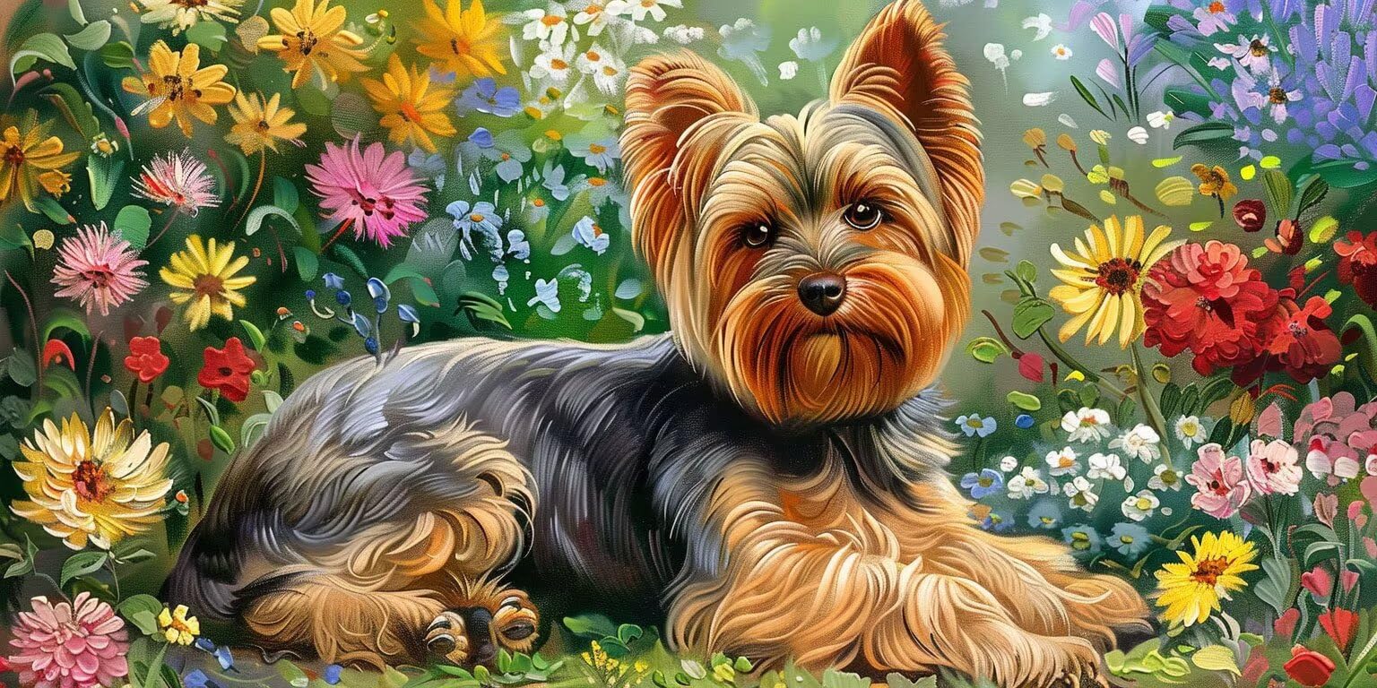 Pintar por Numeros Adultos, Perro JardíN, 70x90cm 7JGWX-238
