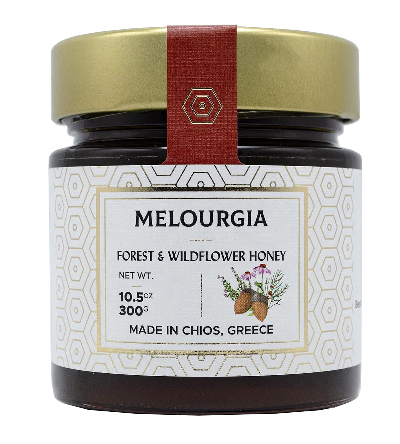 Melourgia - Forest and Wildflower Honey (Greek Honey) (300g) GREAT TASTE AWARD WINNER!