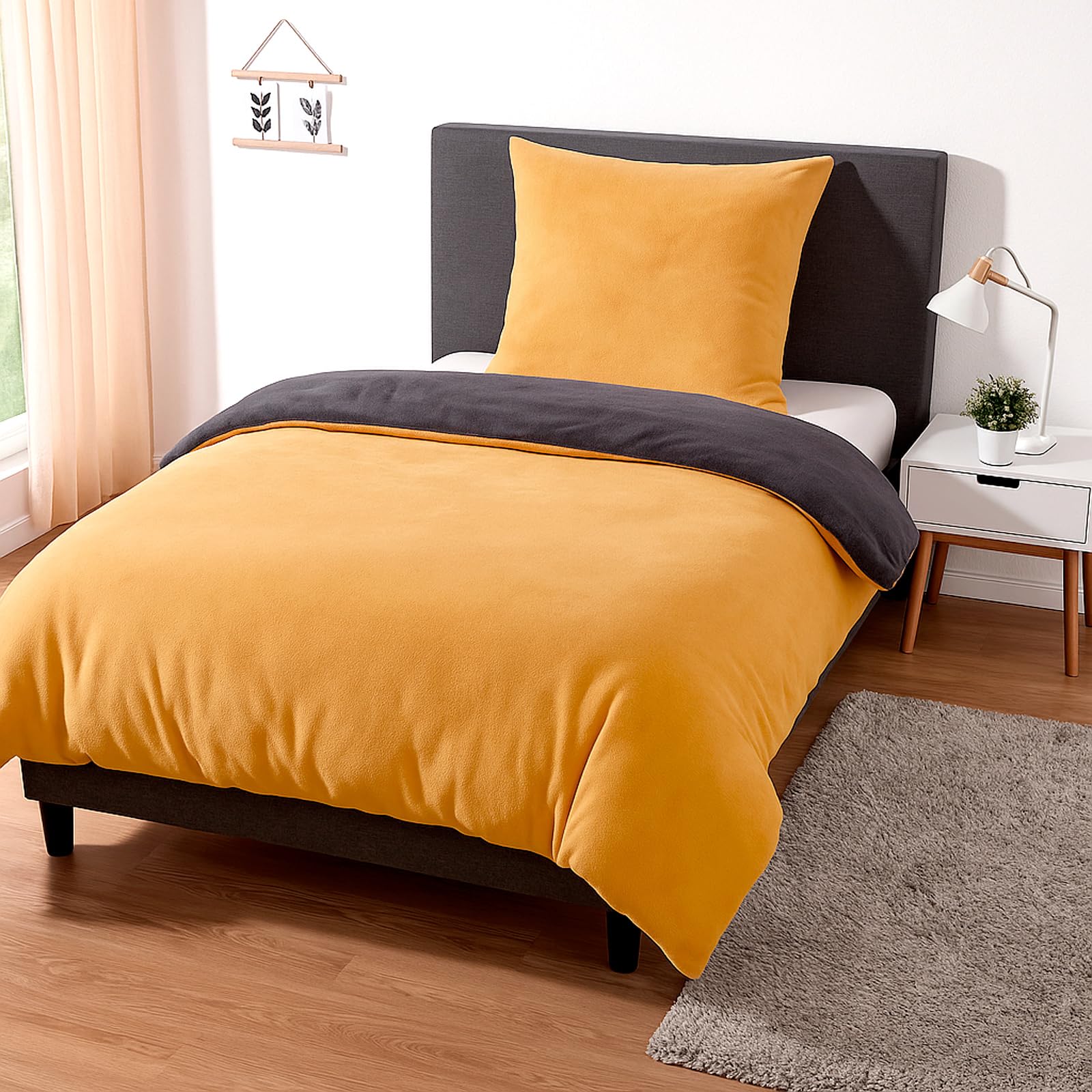 heimtexland ® Winter pluche omkeerbare beddengoedset