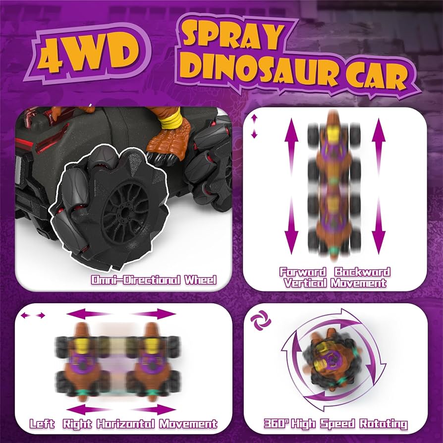 ♢﻿恐竜変身車 恐竜カー おもちゃ リモコンカー ラジコンカー Amazon.co.jp: Kizeefun 恐竜 リモコンカー:3-8 キッズトイ