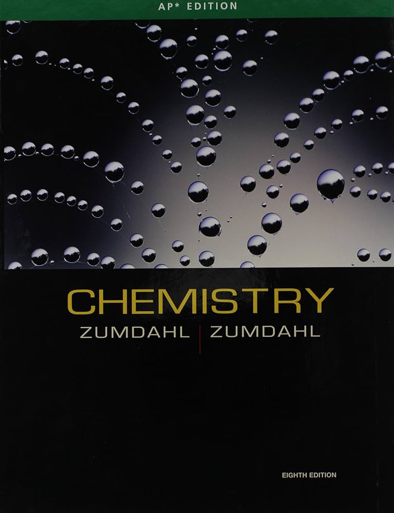 Amazon.com: Chemistry: AP Edition: 9781111577346: Zumdahl, Steven