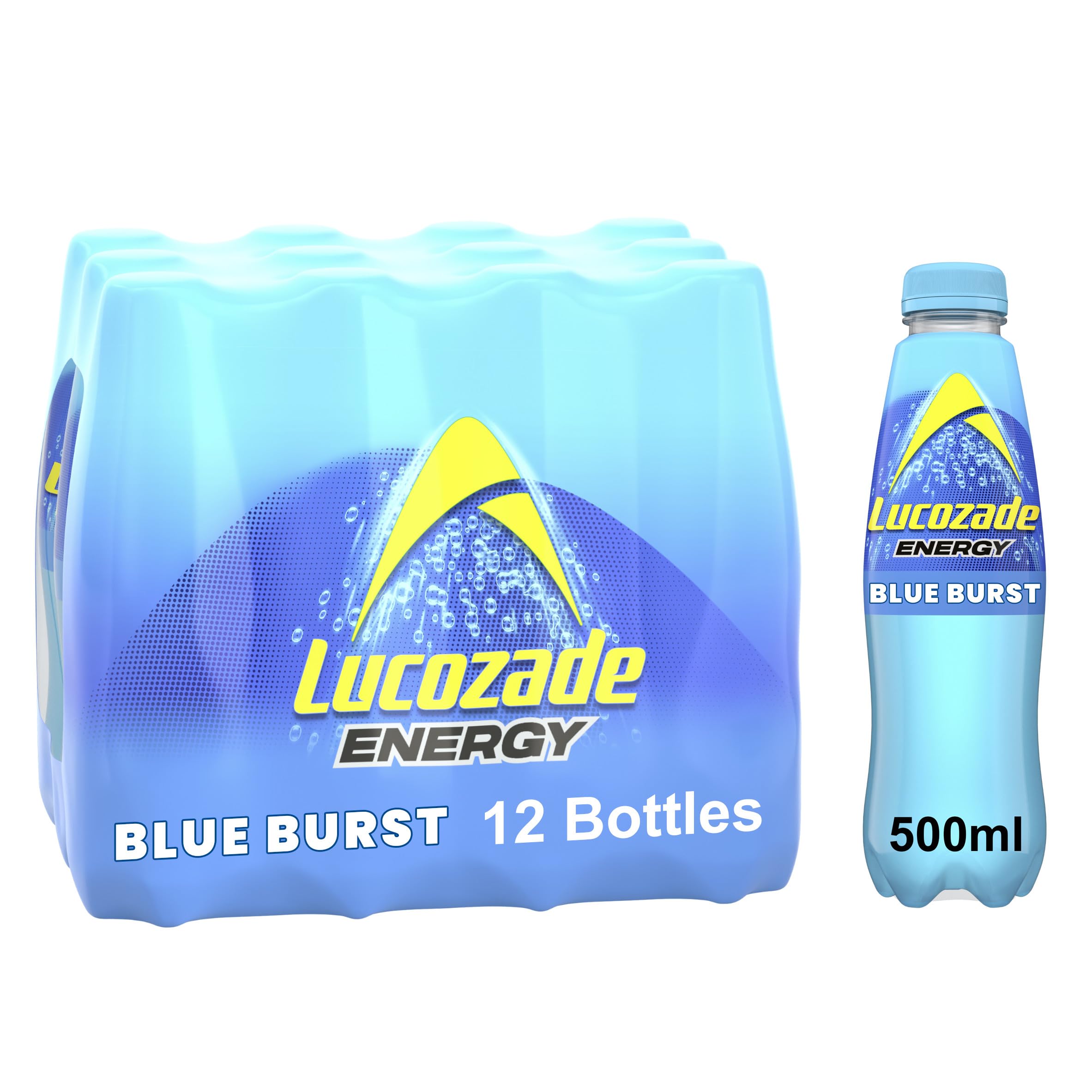 Lucozade Energy Blue Burst 500ml (Pack of 12)