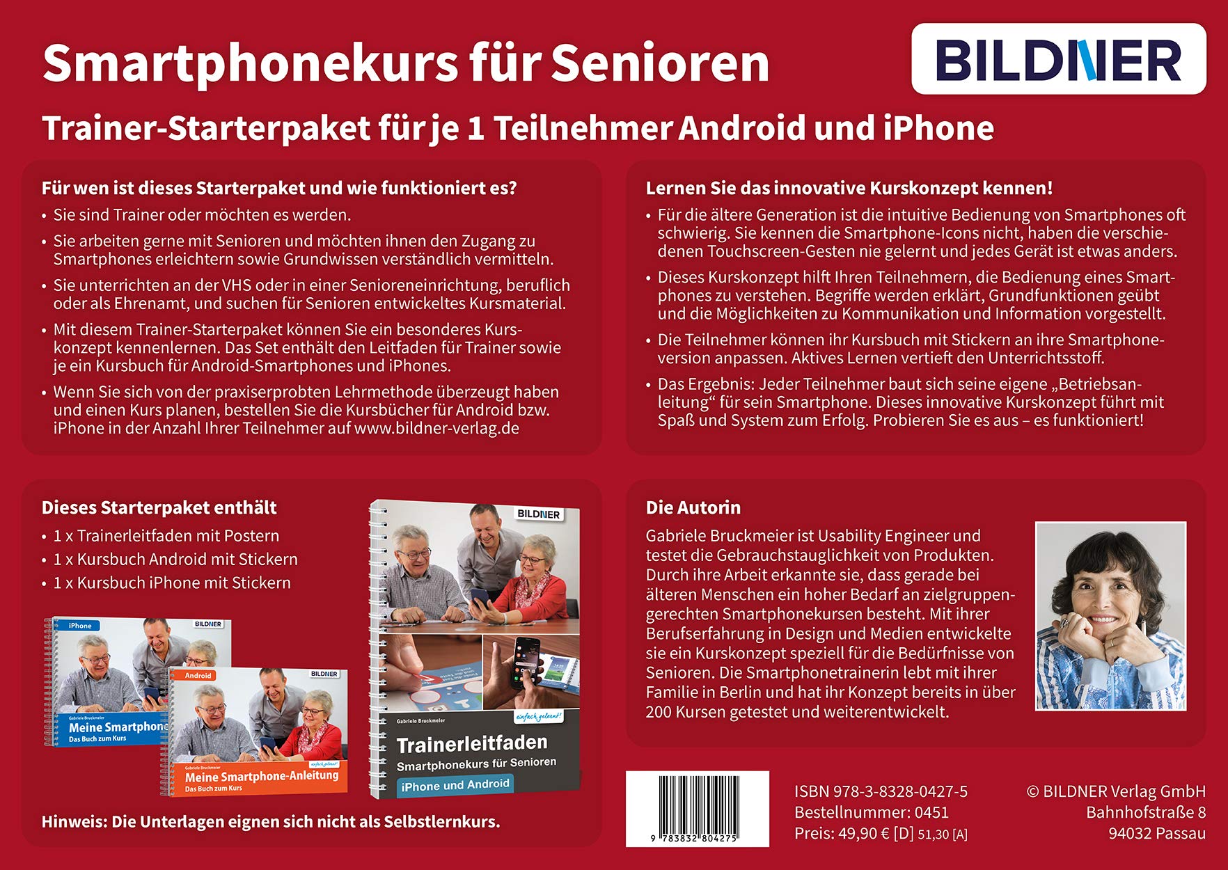 Smartphonekurs für Senioren - Trainer-Starterpaket für Android und iOS