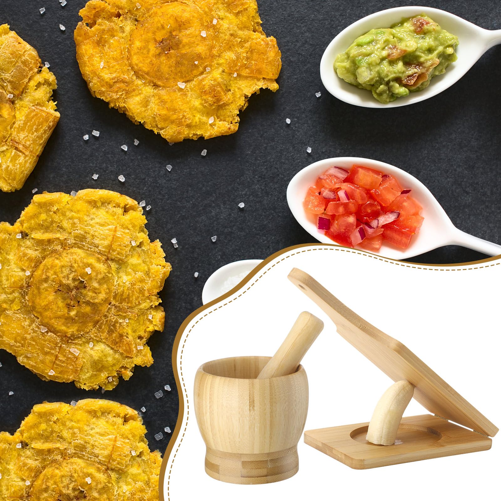 2023 Nieuwe Houten Tostonera Weegbree Pers Banana Smasher Maker 2 In 1 Tostones En Weegbree Cups Caribische Smaak Ideaal Voor Thuis 2023 Nieuwe Houten Tostonera Weegbree Pers Banana Smasher Maker 2 In 1 Tostones En Weegbree Cups Caribische Smaak Ideaal Voor Thuis