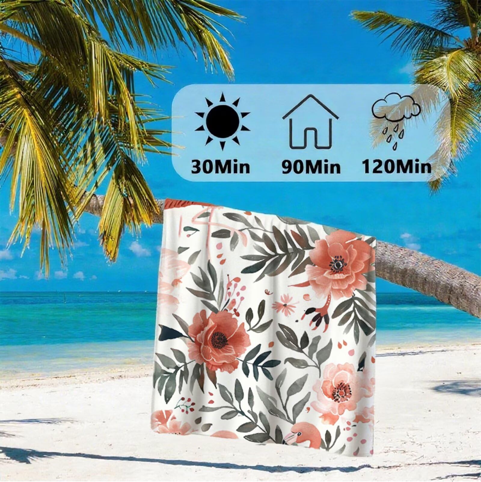 Telo Mare Microfibra 220x100 cm Telo Mare Grande, Asciugamano Palestra Asciugatura Rapida, Stuoia Campeggio Anti-Sabbia, Morbido, Assorbente, con Borsa Portaoggetti, Accessori Campeggio, Regalo Y2-810