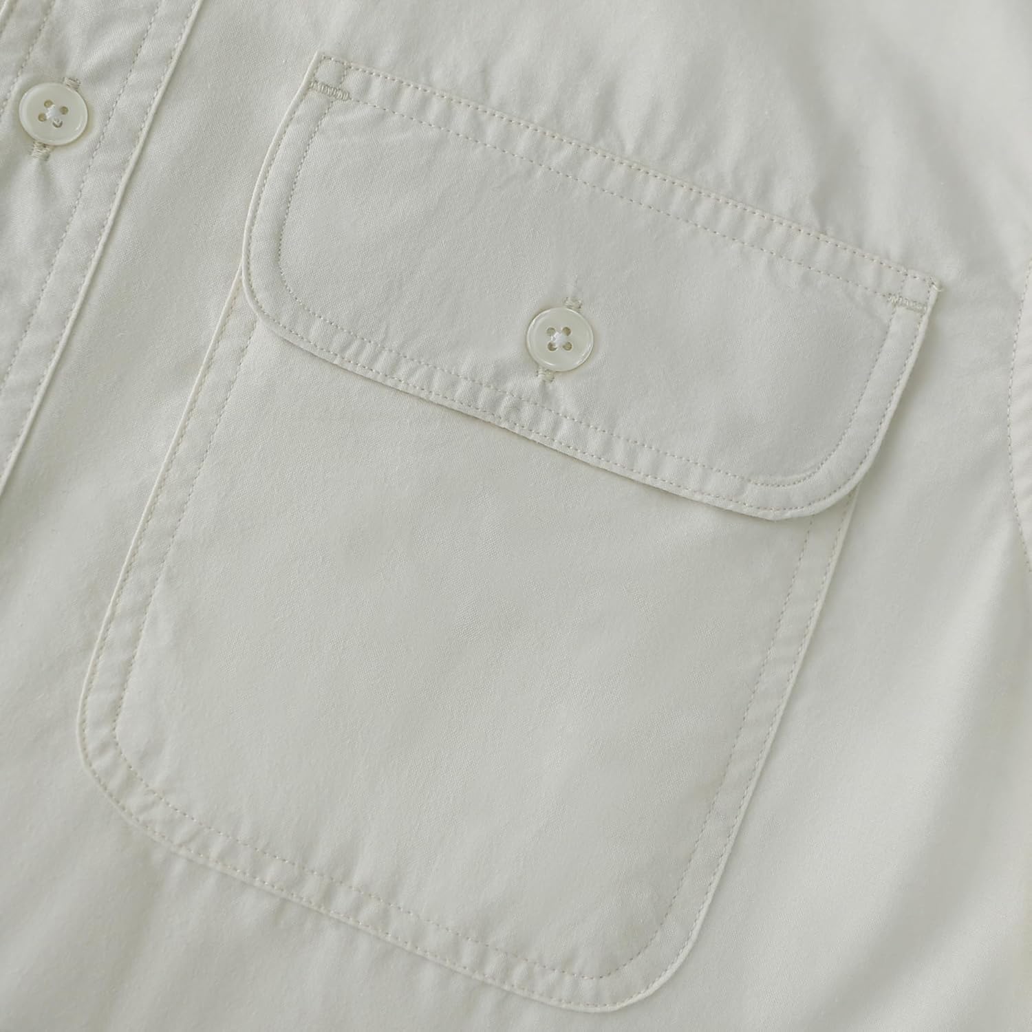 Dubinik® Mens Long Sleeve Button Down Shirts Casual Plaid Shirt with Practical Double Pockets Comfortable and Soft - Image 5