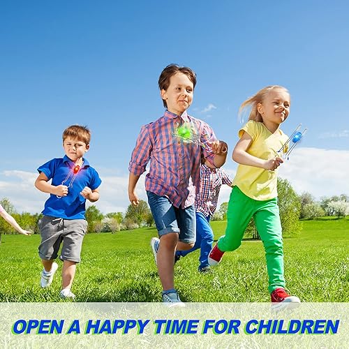 Miniatura 5 de Sumind 3 piezas retro iluminadas magnéticas giroscopio juguete 7080s giroscopio riel Twirler niños clásico vintage magia gravedad sensorial juguetes