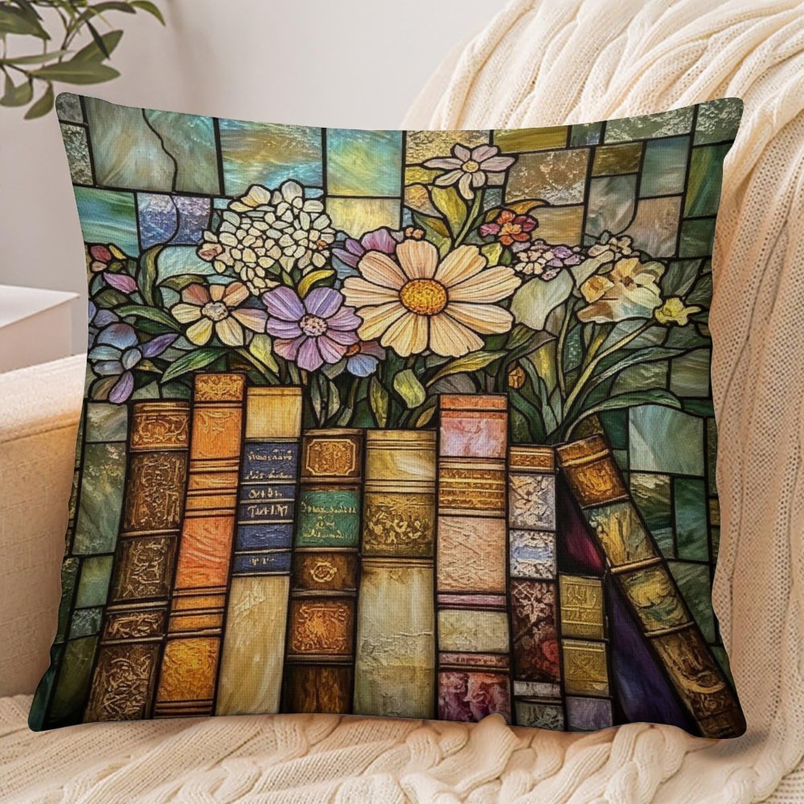 Fekiloot Style Vintage Wildflower Pillowcase Pillow Sham Pillow Case