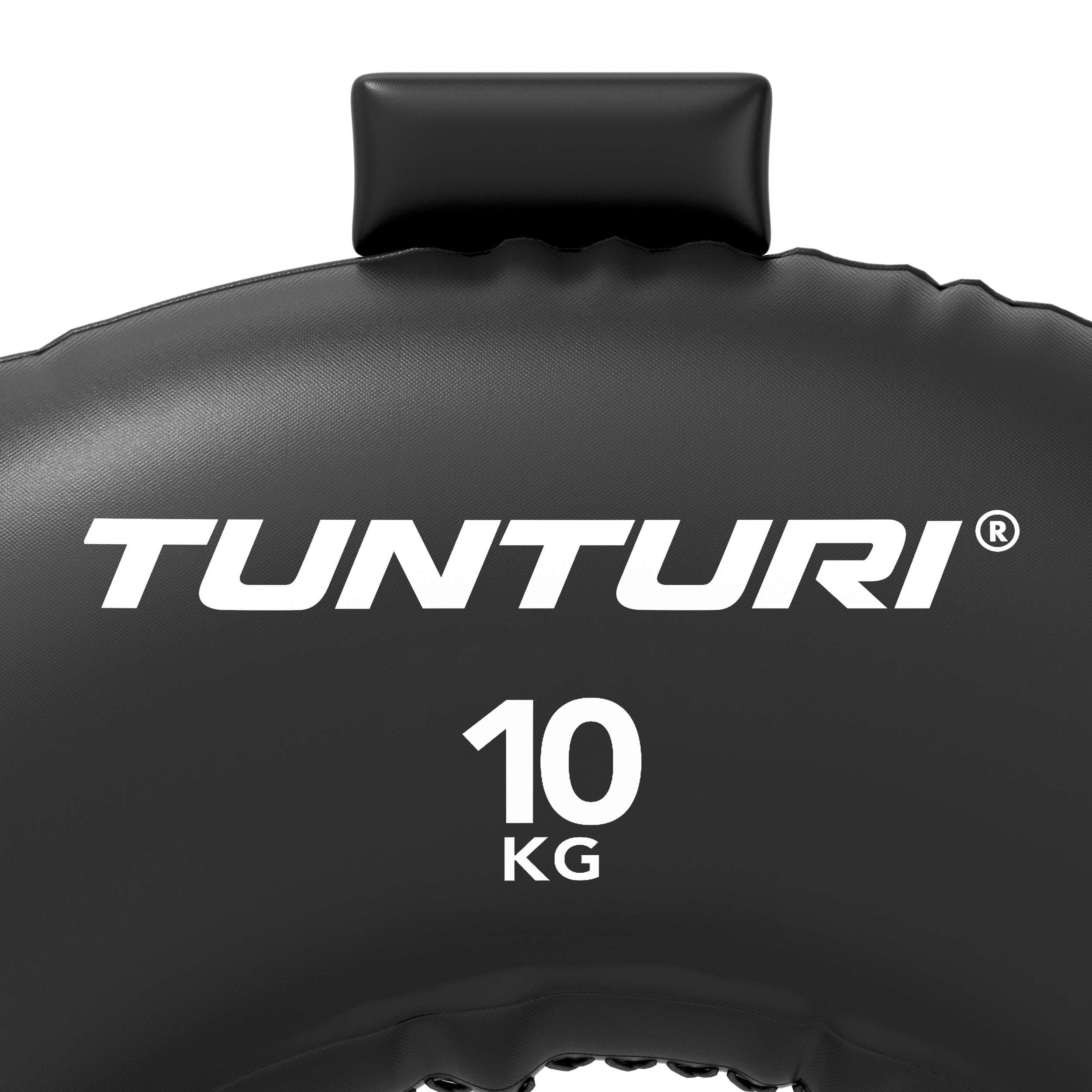 Tunturi Platinum Bulgarian Bag - 5 kg - Sacco di sabbia fitness per allenamento della forza - Powerbag - Nero - Include app fitness gratuita