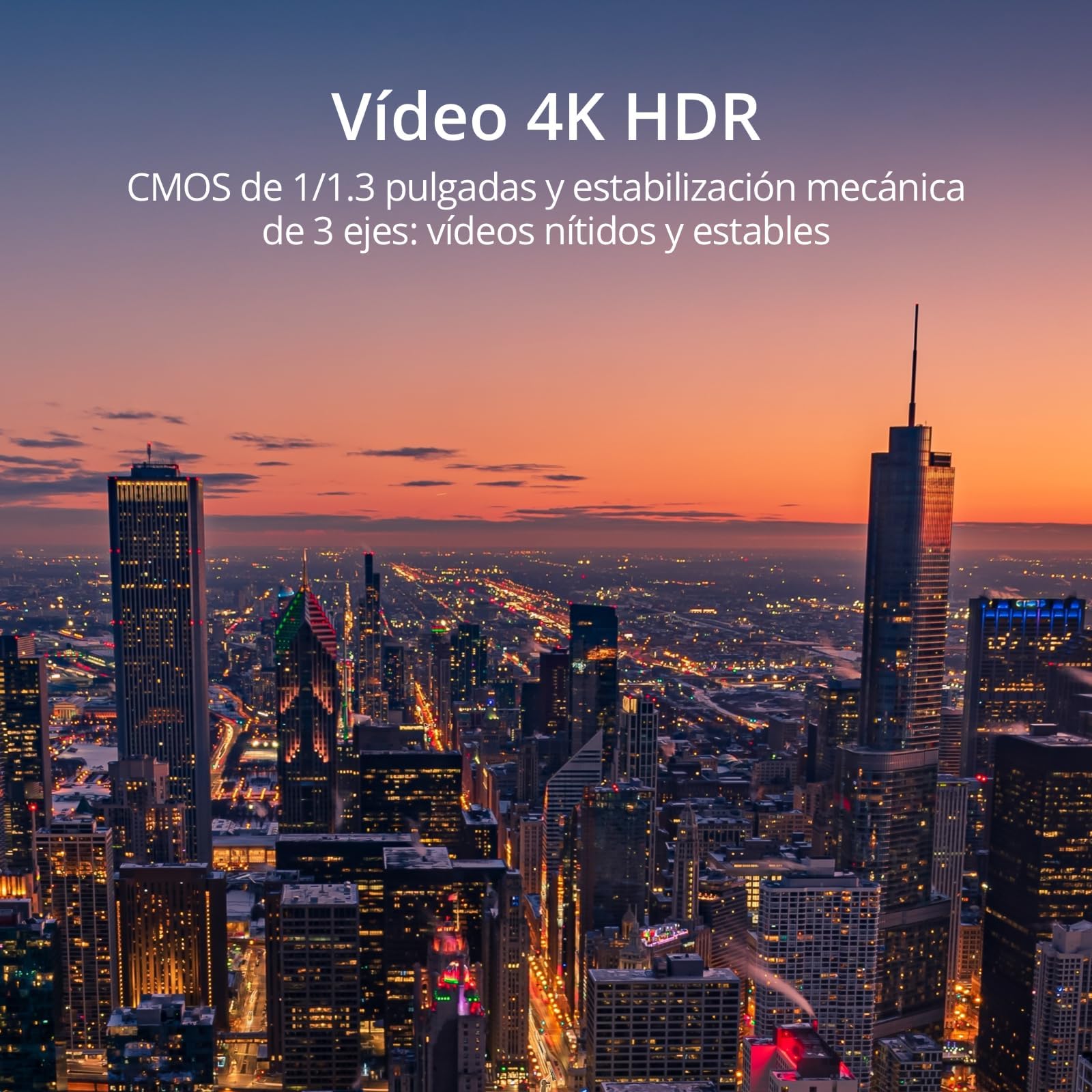 DJI Pack Mini 3 Vuela Más – Dron Mini con cámara y mando a distancia, ligero y plegable con vídeo 4K HDR, 38 min de tiempo de vuelo, Grabación vertical y funciones inteligentes