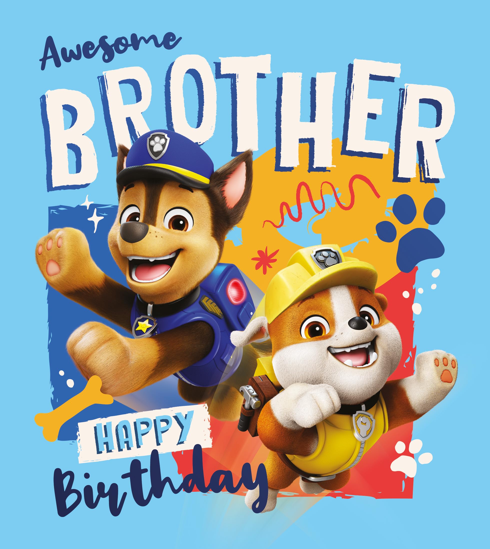 Paw Patrol Birthday Card for Brother