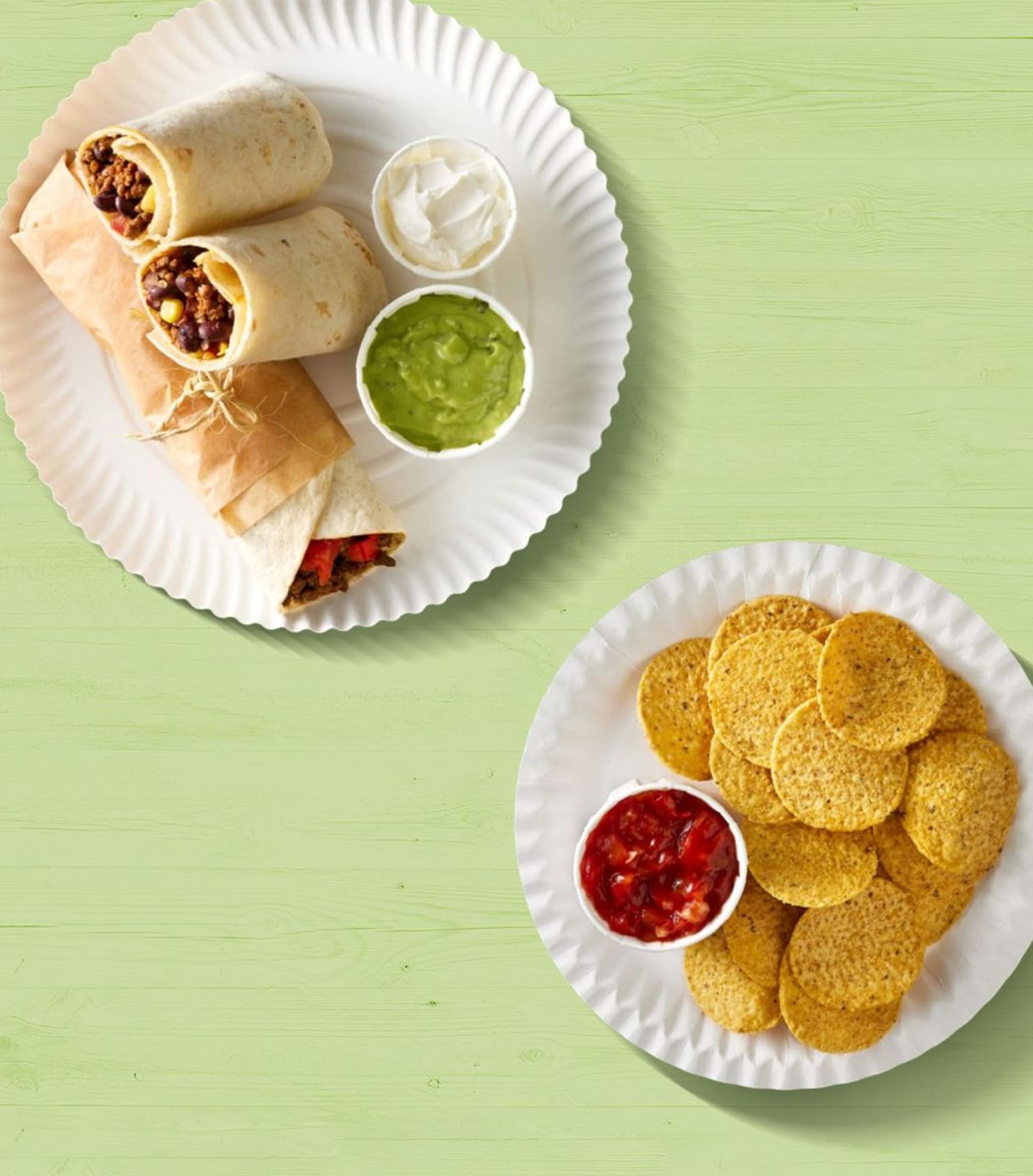 Freshee Paper Plates - 25 Pack, Compostable & Durable -5 Freshee Paper Plates - 25 Pack, Compostable & Durable -5