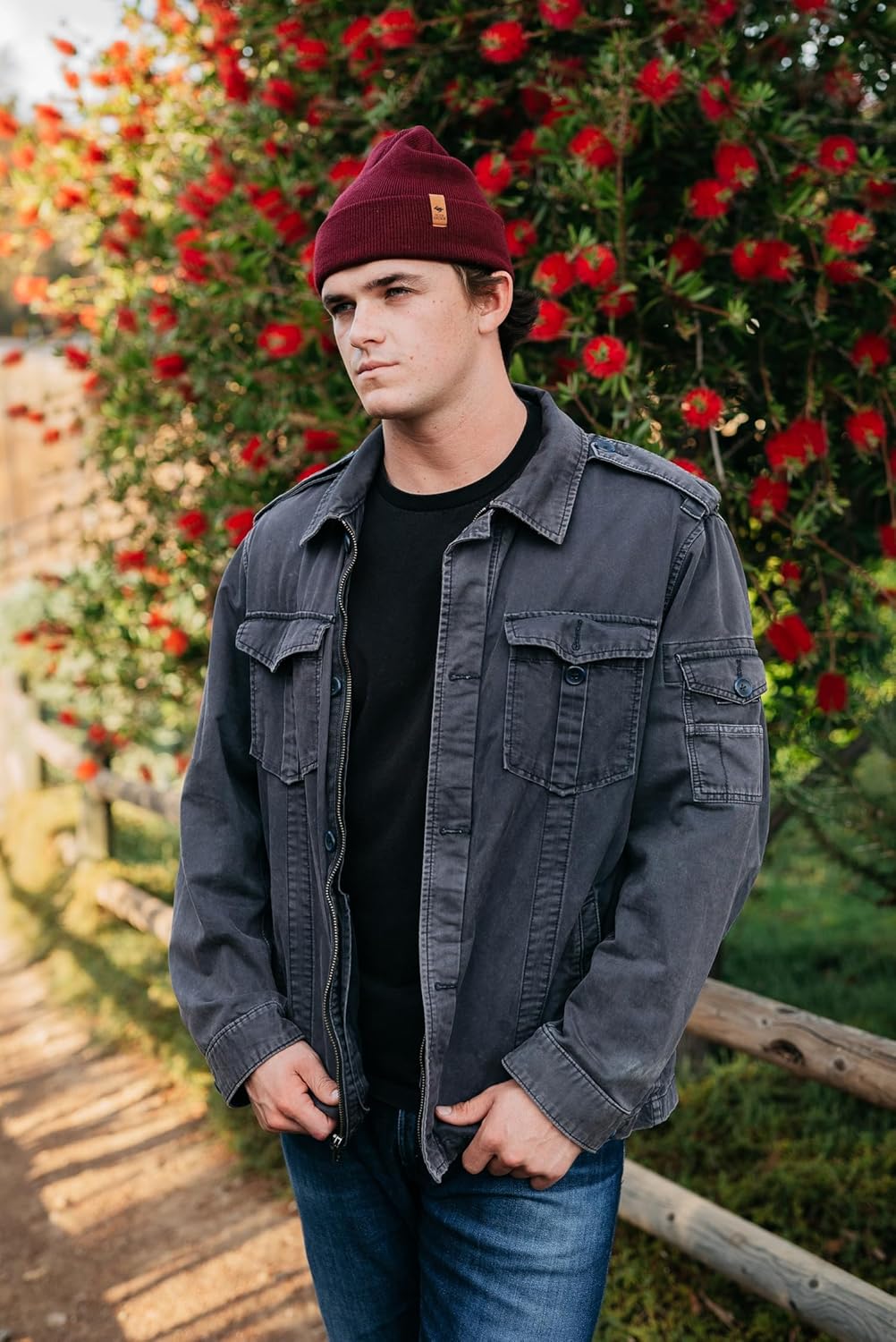 Peter Grimm Portland Acrylic Knit Beanie Cap Hat, Unisex - Image 2