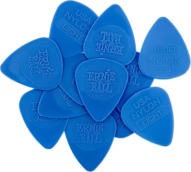 Ernie Ball Nylon Guitar Picks, Thin, 12-pack (P09135)
