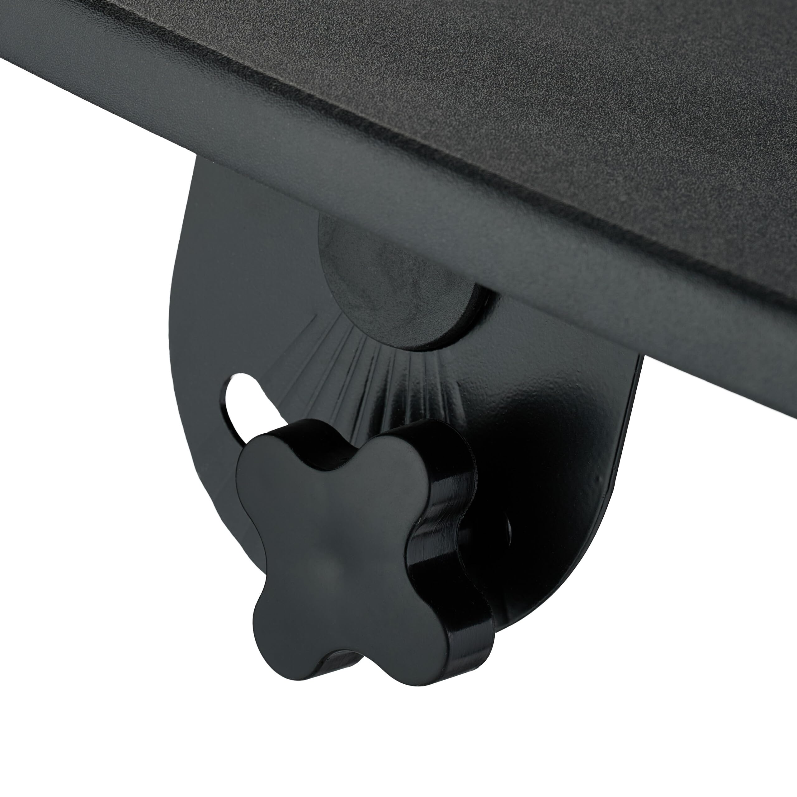 Relaxdays Mesa de Portátil para Cama, Altura Ajustable, con Ruedas, Tablero Inclinable, 65–85 x 61 x 40 cm, Negro