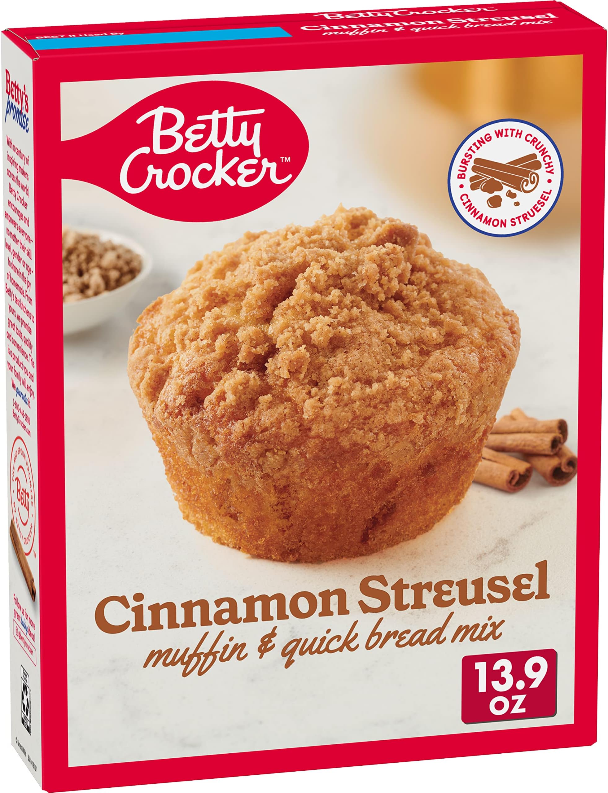 Cinnamon Streusel Muffin and Quick Bread Mix, 13.9 oz