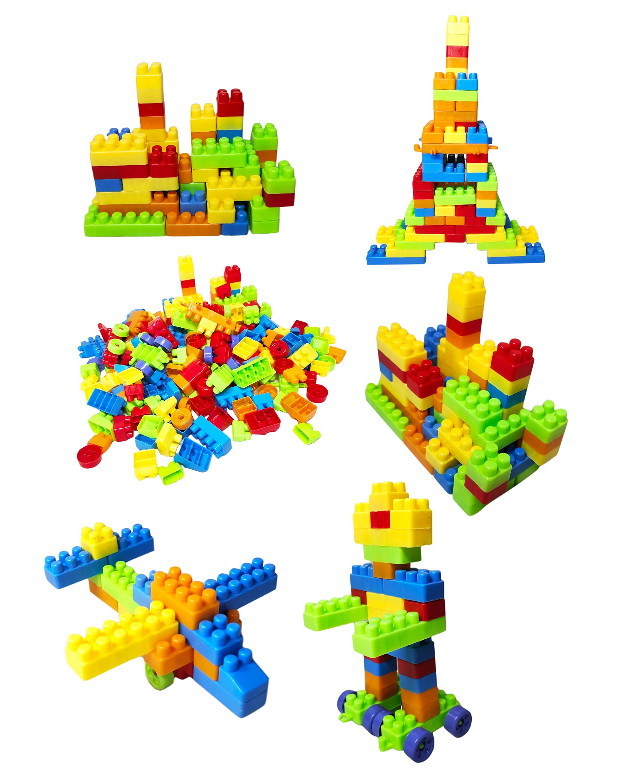 Vparents Toy Building Bricks Educational Game Blocks Kit for 3+ Year Childern - Multicolor (130 Pieces) (B0BCJQTQ4W) Amazon Price History, Amazon Price Tracker