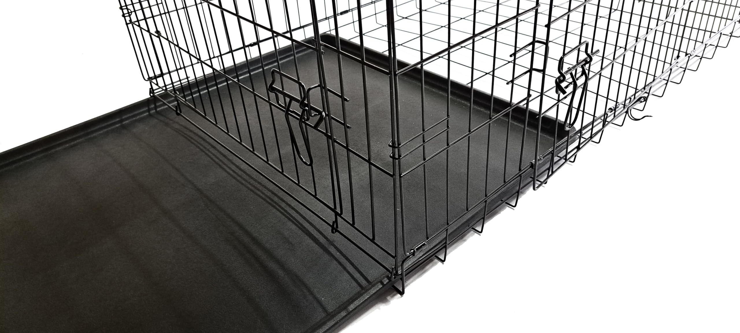 Gabbia robusta per Cani e Gatti pieghievole con 2 porte - dimensioni XXL 108 x 72 x H 77 cm - kennel cani XXL