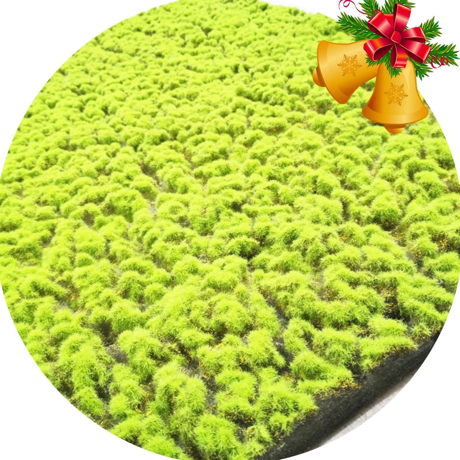 3.2x3.2ft Moosteppich, Gras Teppich künstliche Moos DIY Faux für Pflanzen Indoor ZXGZBDY(Ab)