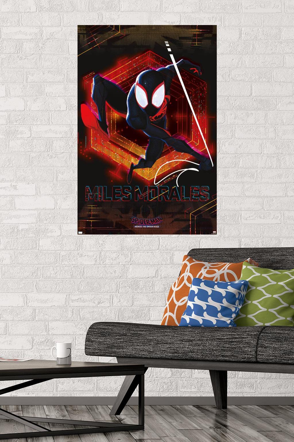スパイダーバース　USオリジナルポスター　両面印刷　フレーム付き 71q1TyEFjpL._AC_SY200_QL15_.jpg