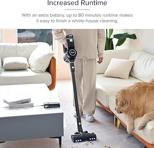 Miniatura 4 de LEVOIT VortexIQ 40-RB 2500 mAh hasta 40 minutos de funcionamiento color gris