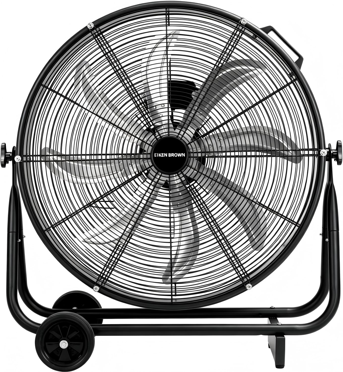 KEN BROWN 24 Inch Industrial Shop Fan with 8 Blades