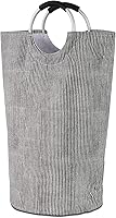 Vista 12 de Dalykate - Cesta de lavandería plegable de tela Oxford de 82 litros con asas para ropa, plegable y resistente al agua, cesta de ropa sucia