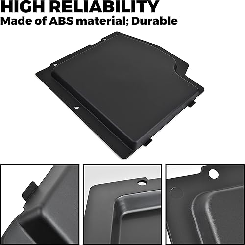 Miniatura 2 de SAUTVS Kit de cubierta de batería para Can-Am Maverick X3, placa de cubierta de batería de plástico negro para Can Am Maverick X3 MAX 2017-2025