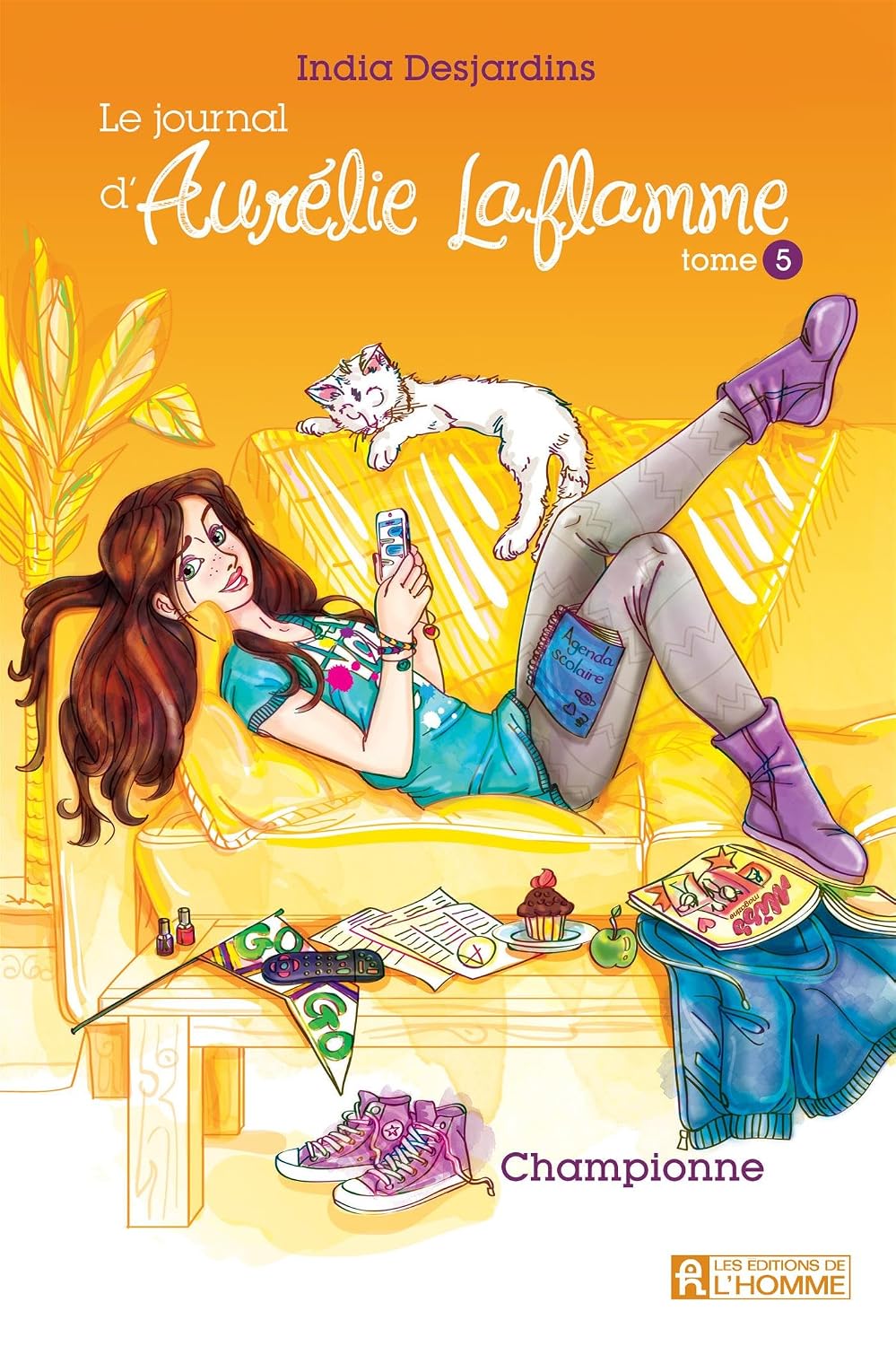 Le journal d'Aurélie Laflamme - Tome 5: Championne (French Edition)
