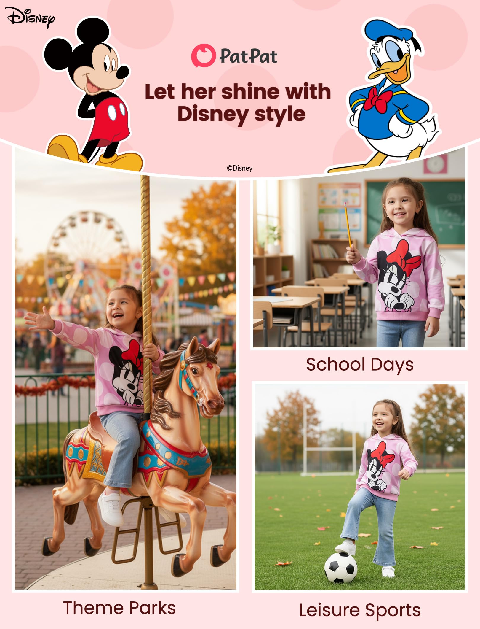 Disney Lilo & Stitch Minnie Mickey Spiderman Frozen Elsa ragazzi ragazze felpa con cappuccio grafica pullover top bambino-grande bambino