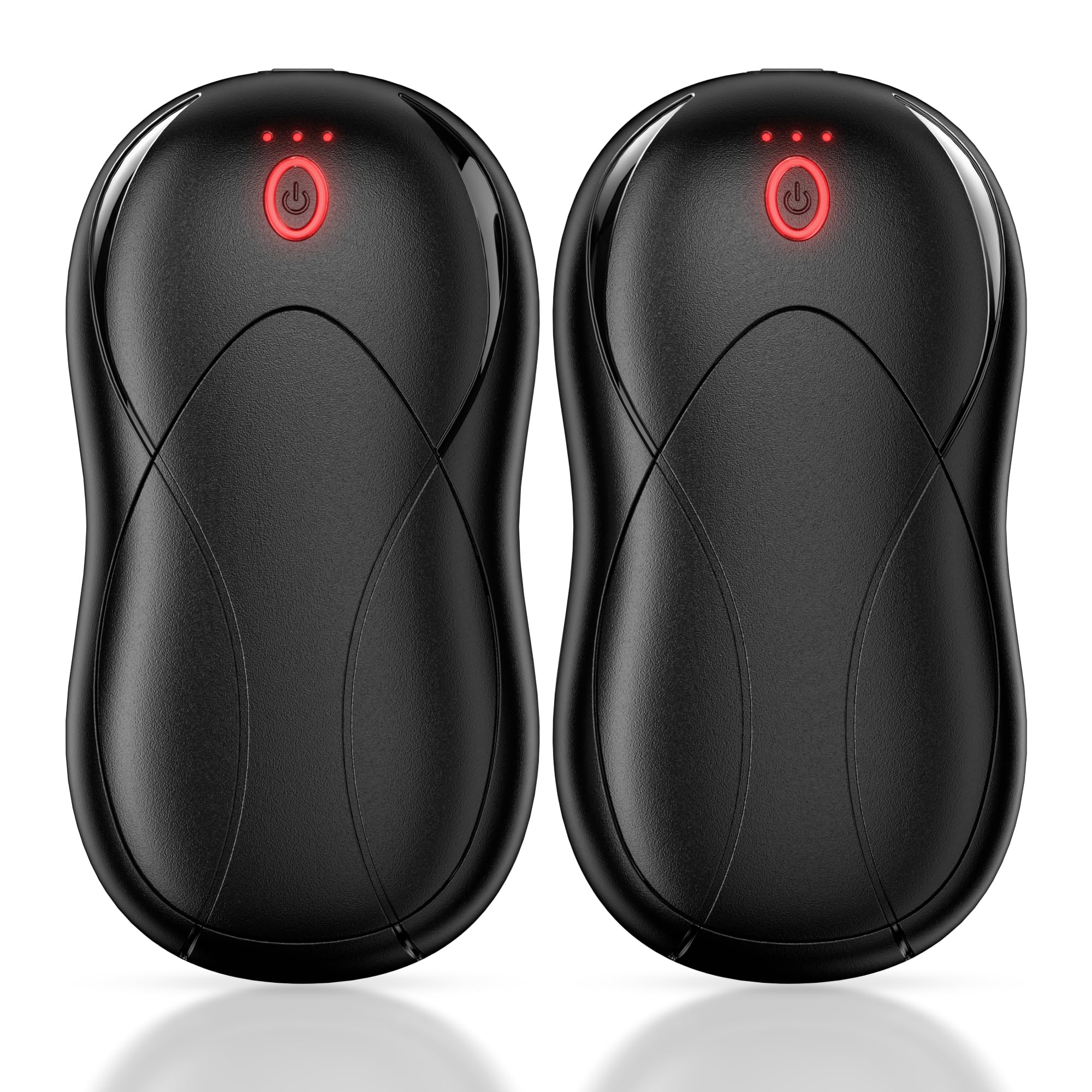 Magnetic Hand Warmers Rechargeable 2 Pack, AI Electric Handwarmers, 3s Fast Heating, 3-Settings, UL Certified, Portable Heater, Gloves Fitting, 20Hrs Long Safe Heat Men Women