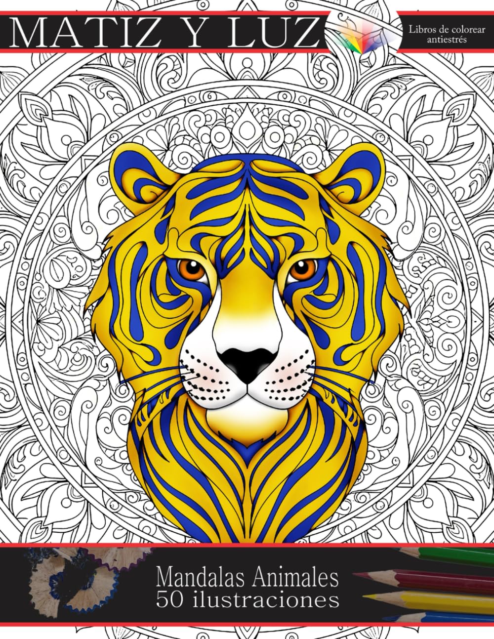 Mandalas Animales: libro de colorear relajante para adultos